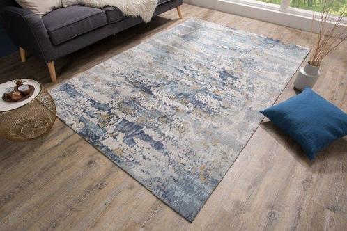 Designtapijt ABSTRACT 240x160cm blauw katoen - 38759, Huis en Inrichting, Stoffering | Tapijten en Kleden, Ophalen of Verzenden
