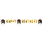 Harry Potter Letterslinger Houses Happy Birthday 1,8m, Verzenden, Nieuw