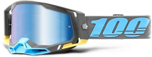 100% 2022 Racecraft 2 Trinidad Crossbril (Lens: Spiegel Blau, Motoren, Accessoires | Overige, Ophalen of Verzenden