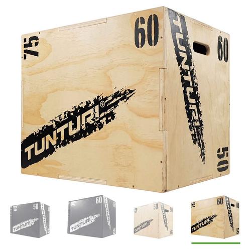 Tunturi plyobox (50x60x75cm) Hout, Sport en Fitness, Fitnessmaterialen, Overige typen, Nieuw, Verzenden