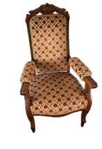 Stoel - Hout, Textiel