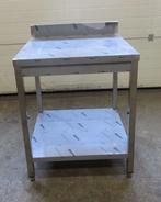 RVS Tafel, Werktafel B70,5 x D70 x H85,5cm met, Zakelijke goederen, Gebruikt