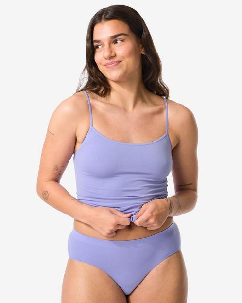 HEMA Damesstring naadloos micro blauw, Kleding | Dames, Ondergoed en Lingerie, Verzenden