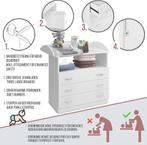 Ladekast voor babykamer - Baby kast - Babycommode - 85x71x96, Verzenden, Zo goed als nieuw