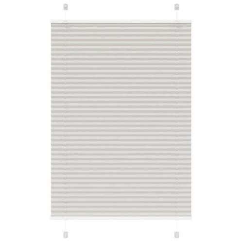 vidaXL Plissé rolgordijn 85x100 cm stofbreedte 84,4 cm, Huis en Inrichting, Stoffering | Gordijnen en Lamellen, Grijs, Nieuw, Verzenden