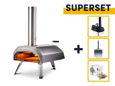 Ooni SUPERSET Karu 12 hout of houtskool gestookte pizzaoven, Tuin en Terras, Pizzaovens, Nieuw, Verzenden