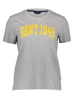 SALE -50% | Gant Shirt grijs | OP=OP, Kleding | Dames, T-shirts, Nieuw, Verzenden