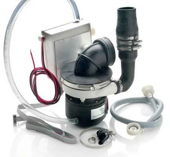 MOTOR 12 VOLT INCLUSIEF POMP + VERSNIJDER SMTO TYPE 2 -VETUS, Watersport en Boten, Bootonderdelen, Nieuw, Zeilboot of Motorboot