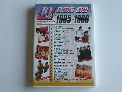 40 Jaar Top 40 - 1965 - 1966 (CD + DVD), Cd's en Dvd's, Dvd's | Muziek en Concerten, Verzenden