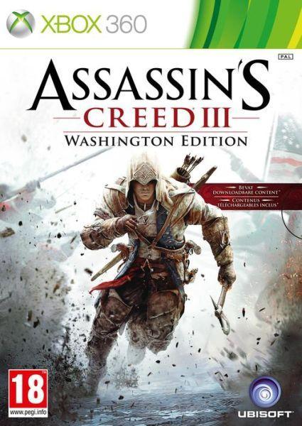 Assassins Creed III-Washington Edition (Xbox 360) Gebruikt, Spelcomputers en Games, Games | Xbox 360, Zo goed als nieuw, Ophalen of Verzenden