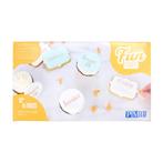 PME Tekst Stempelset Cupcake/Cookie Fun Fonts - Collectie 2, Hobby en Vrije tijd, Verzenden, Nieuw