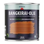 Impraline Bangkirai-Olie Bruin Transparant 750 ml, Doe-het-zelf en Verbouw, Verf, Beits en Lak, Ophalen of Verzenden, Nieuw