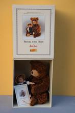 Steiff/Käthe Kruse: Fritzl & Hein, pop en beer - Teddybeer -, Antiek en Kunst, Antiek | Speelgoed