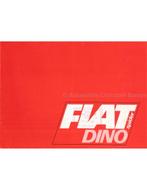 1967 FIAT DINO SPIDER BROCHURE DUITS, Nieuw, Author