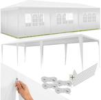 Partytent - 9x3m - Paviljoen - Opvouwbaar - Wit - Tectake®, Tuin en Terras, Verzenden, Zo goed als nieuw