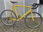 Geel racefiets / 2 x 7 speed / maat 58, Ophalen, Gebruikt