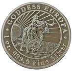 Chad Goddess Europe 1 oz 2023, Postzegels en Munten, Munten | Afrika, Zilver, Losse munt, Overige landen, Verzenden