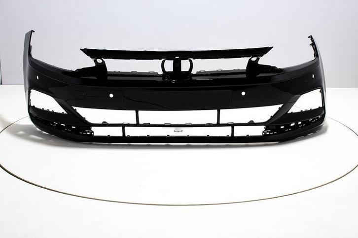 Voorbumper +PDC Volkswagen Polo 2G DEEPBLACK (LC9X), Auto-onderdelen, Carrosserie en Plaatwerk, Nieuw, Volkswagen, Voor, Bumper