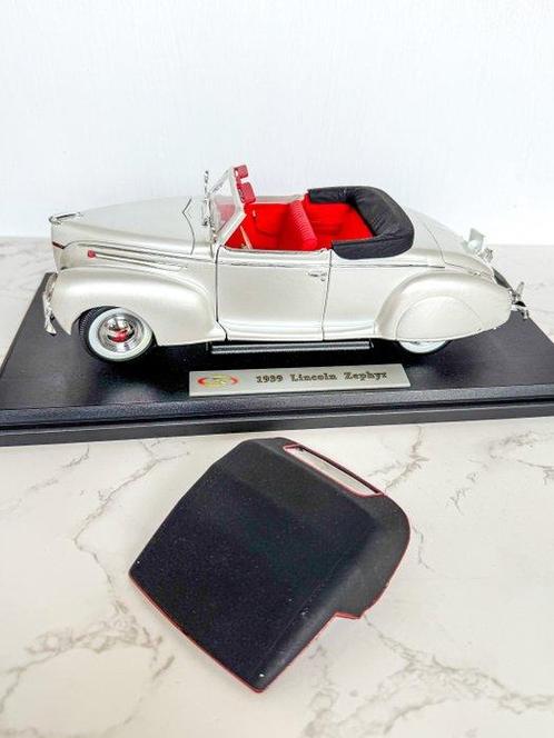 Signature Models 1:18 - Modelauto - Rare 1939 Lincoln Zephyr, Hobby en Vrije tijd, Modelauto's | 1:5 tot 1:12