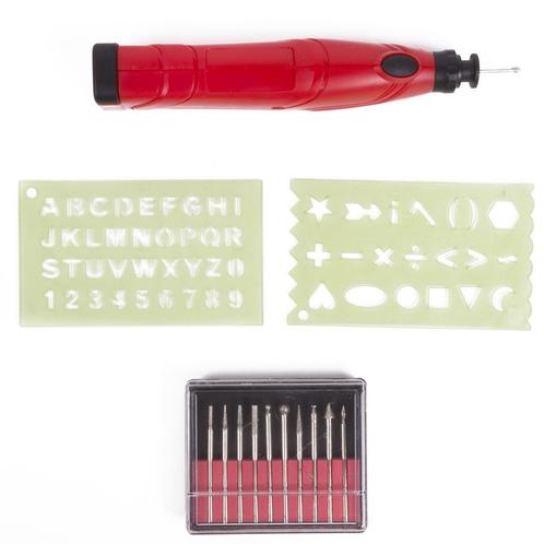 Benson Graveerpen met Accessoires - Inclusief Letter- en..., Doe-het-zelf en Verbouw, Gereedschap | Slijpmachines, Nieuw, Ophalen of Verzenden