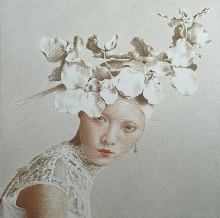 Philippe Gourdon - China Girl, Antiek en Kunst, Kunst | Designobjecten