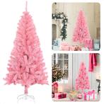 Cheqo® Kerstboom - Kunstkerstboom Roze - 120 cm - PVC - Met, Verzenden, Nieuw