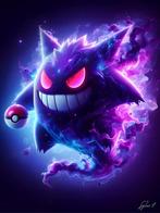 Sylar T. - Pokèmon - Gengar 40x60cm – Shadow Bloom, Nieuw
