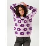 Aniston CASUAL Gebreide trui met gebreide bloemen, Verzenden, Nieuw