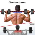 Verstelbare dumbbellset 30 kg - Zwarte composiet schijven..., Ophalen of Verzenden, Nieuw
