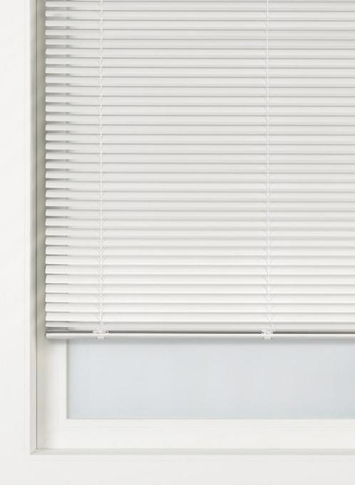 HEMA Jaloezie aluminium zijdeglans 25mm ecru, Huis en Inrichting, Woonaccessoires | Overige, Nieuw, Verzenden