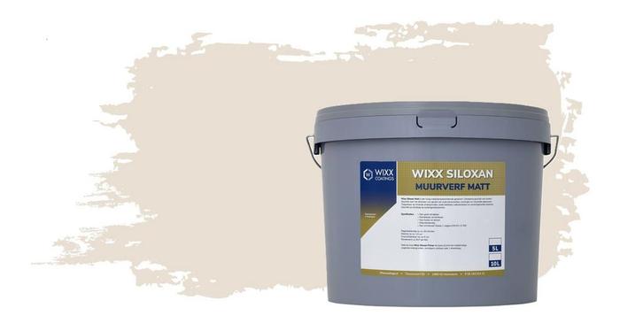 Wixx Siloxan Buitenlatex Matt RAL 9001 | Crèmewit 5L, Doe-het-zelf en Verbouw, Verf, Beits en Lak, Verf, Wit, Nieuw, Minder dan 5 liter