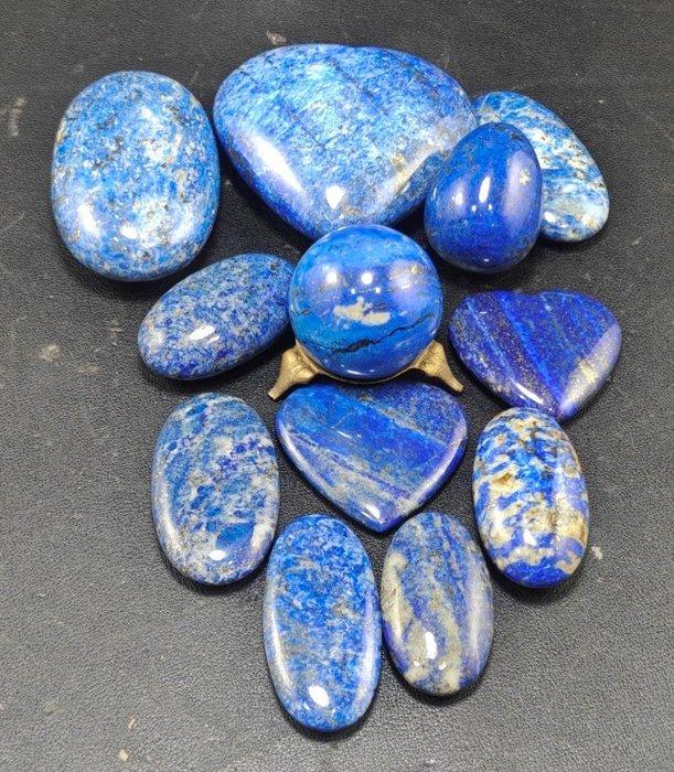 AAA Lapis Lazuli Edelsteen Bol, Eieren, Harten & Cabochons -, Verzamelen, Mineralen en Fossielen