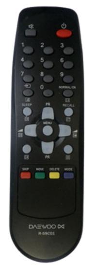Daewoo R-59C01 afstandsbediening, Audio, Tv en Foto, Afstandsbedieningen, Verzenden