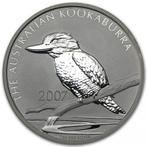 Kookaburra 1 oz 2007 (213.436 oplage), Postzegels en Munten, Munten | Oceanië, Zilver, Losse munt, Verzenden