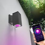 Smart LED Buiten spot Zwart IP65 HUE compatible Incl. Zigbee, Huis en Inrichting, Nieuw, Ophalen of Verzenden