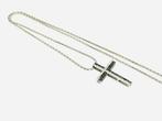 Ketting met hanger - 18 karaat Witgoud - 2.05ct. tw. Diamant, Sieraden, Tassen en Uiterlijk, Antieke sieraden