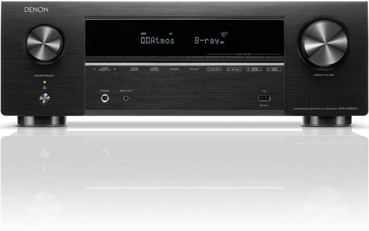 Denon AVR-X1600H - 7.1, 80W, HDMI eARC, WIFI receiver, Audio, Tv en Foto, Versterkers en Receivers, Zo goed als nieuw, Denon, 60 tot 120 watt