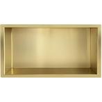 Wiesbaden Demis Inbouwnis - 30x60x7cm - Geborsteld Messing, Ophalen of Verzenden, Nieuw, Rvs