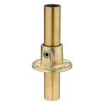 Ronde voetplaat goudkleur 33,7 mm, Verzenden, Nieuw