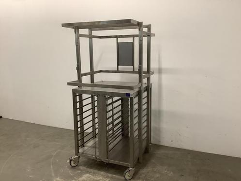 Mobiel Onderstel voor Combisteamer – Verrijdbaar RVS Frame, Zakelijke goederen, Horeca | Keukenapparatuur, Gebruikt, RVS Meubilair