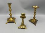 Kandelaar (3) - Messing, Brons - messing kandelaren
