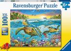 Zeeschildpadden Puzzel (100 XXL stukjes) | Ravensburger -, Nieuw, Verzenden