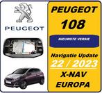 PEUGEOT 108 XNAV 2022 Navigatie Update Europa SD kaart X-NAV