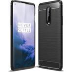 ProGuard OnePlus 8 Hoesje Brushed Carbon Zwart, Verzenden, Nieuw, Hoesje of Tasje