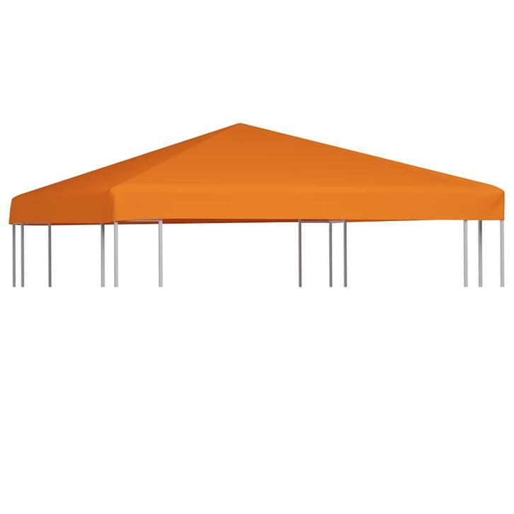 vidaXL Prieeldak 310 g/m² 3x3 m oranje, Tuin en Terras, Partytenten, Nieuw, Verzenden