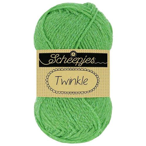 Scheepjes Twinkle - 922 appelgroen - Katoen Glittergaren m, Hobby en Vrije tijd, Breien en Haken, Ophalen of Verzenden