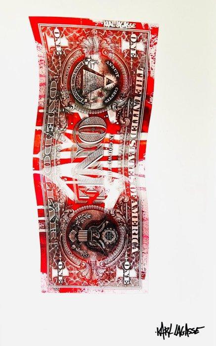 Karl Lagasse - ARTDOLLAR 38  - livraison gratuite DHL, Antiek en Kunst, Kunst | Schilderijen | Modern