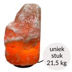 Himalaya Zoutlamp roze kleur, 21,5 kg – uniek stuk (incl., Ophalen of Verzenden, Nieuw