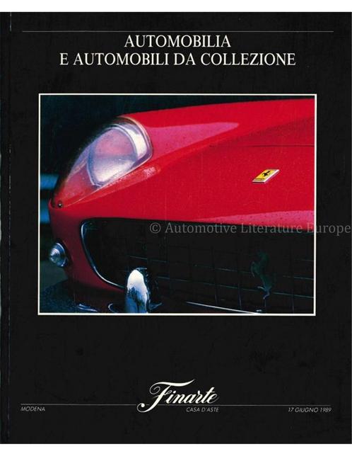 AUTOMOBILIA E AUTOMOBILI DA COLLEZIONE, MODENA 1989, Boeken, Auto's | Boeken