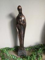 Beeld, Maria met kind - 46 cm - Brons - 1980
